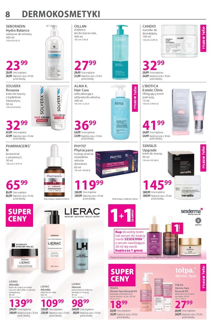Gazetka promocyjna Hebe str. 8