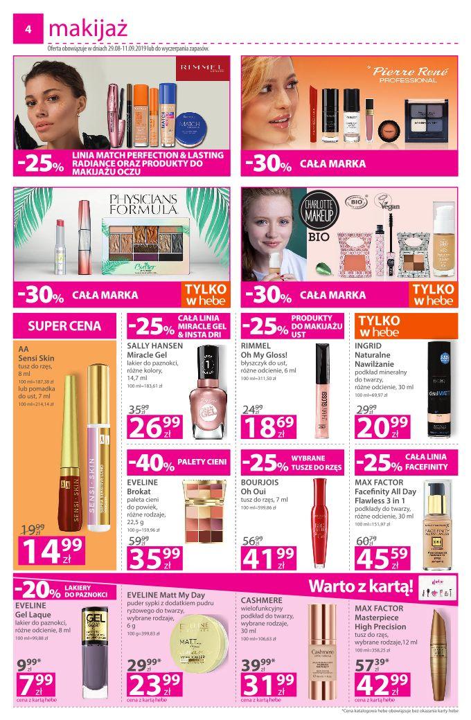 Gazetka promocyjna Hebe str. 4