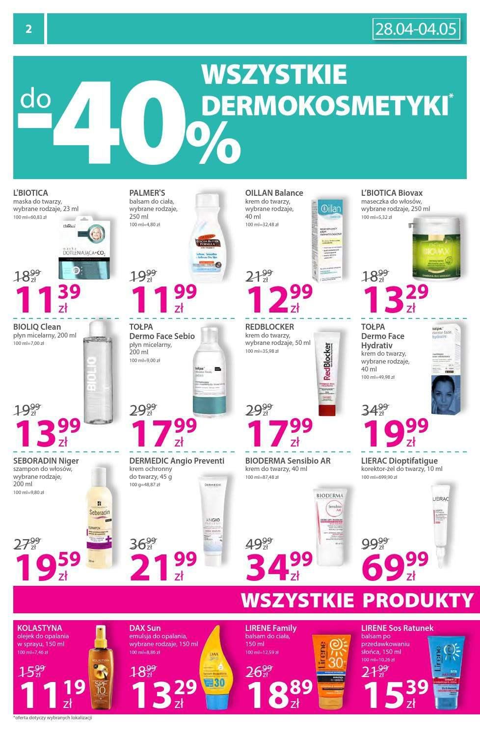 Gazetka promocyjna Hebe str. 2