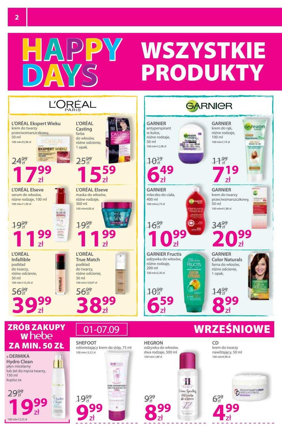 Gazetka promocyjna Hebe str. 2