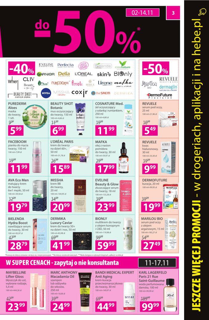 Gazetka promocyjna Hebe str. 3