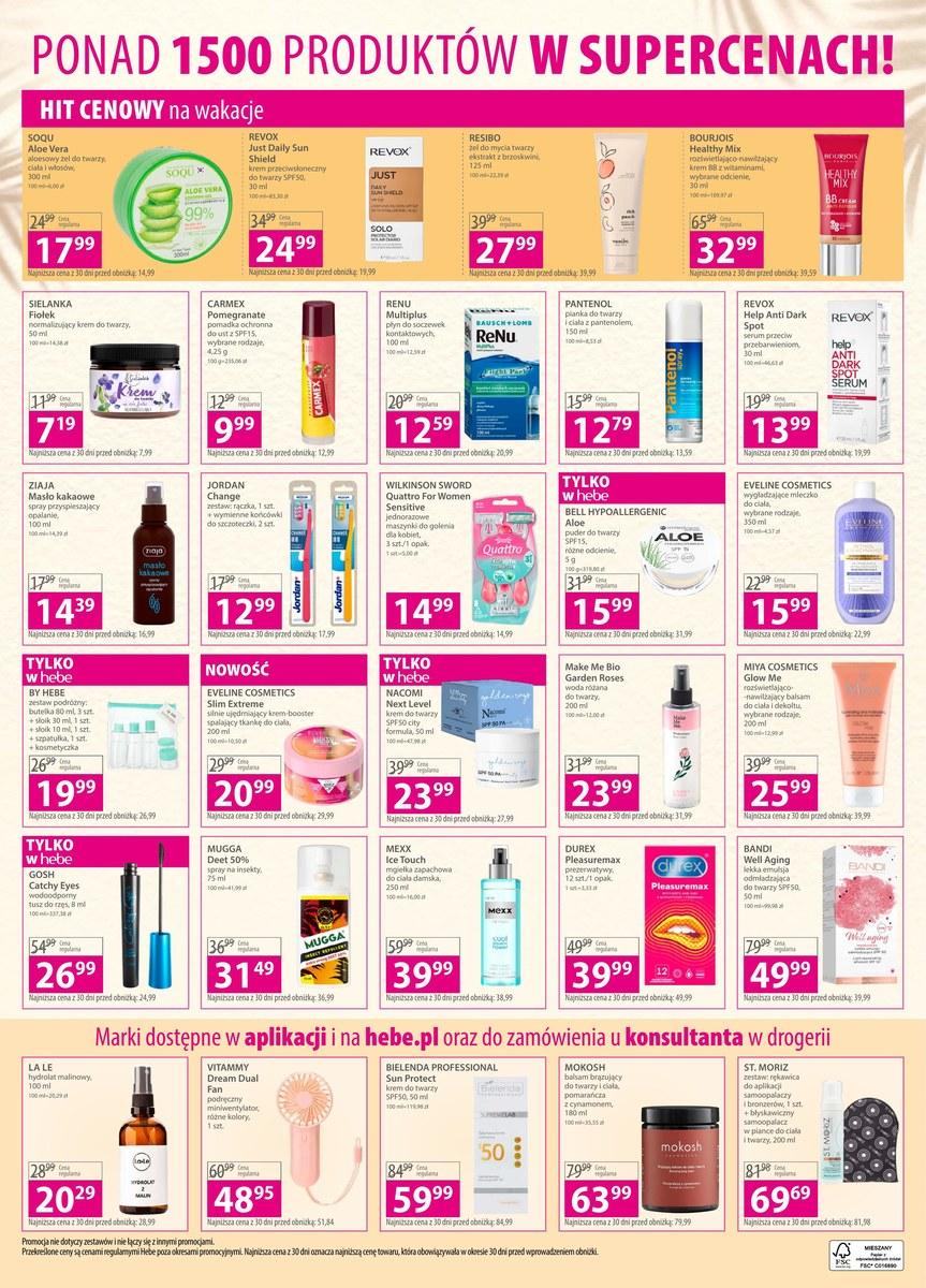 Gazetka promocyjna Hebe str. 2