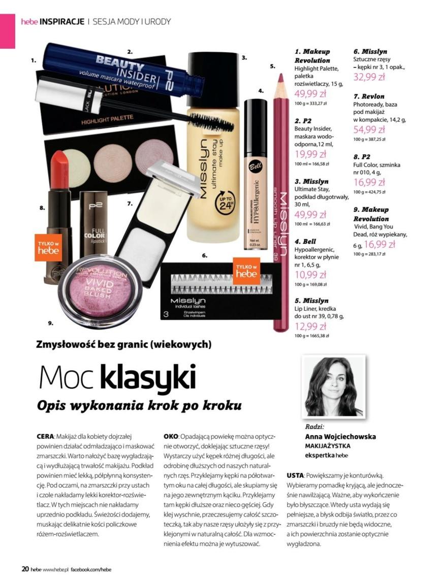 Gazetka promocyjna Hebe str. 20