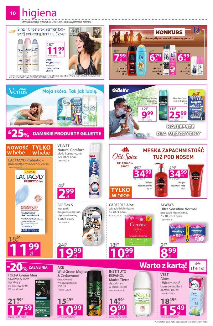 Gazetka promocyjna Hebe str. 10