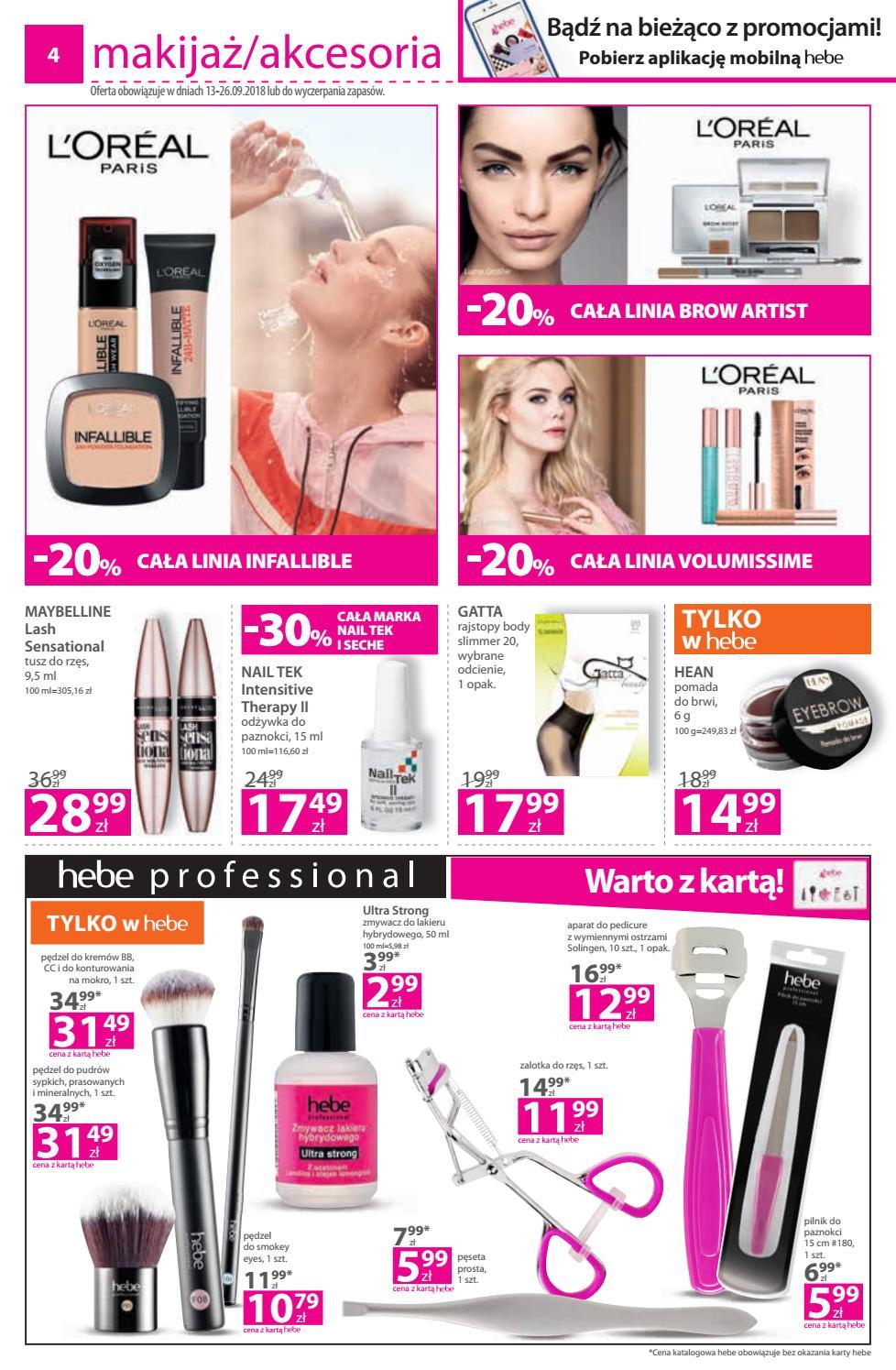 Gazetka promocyjna Hebe str. 4