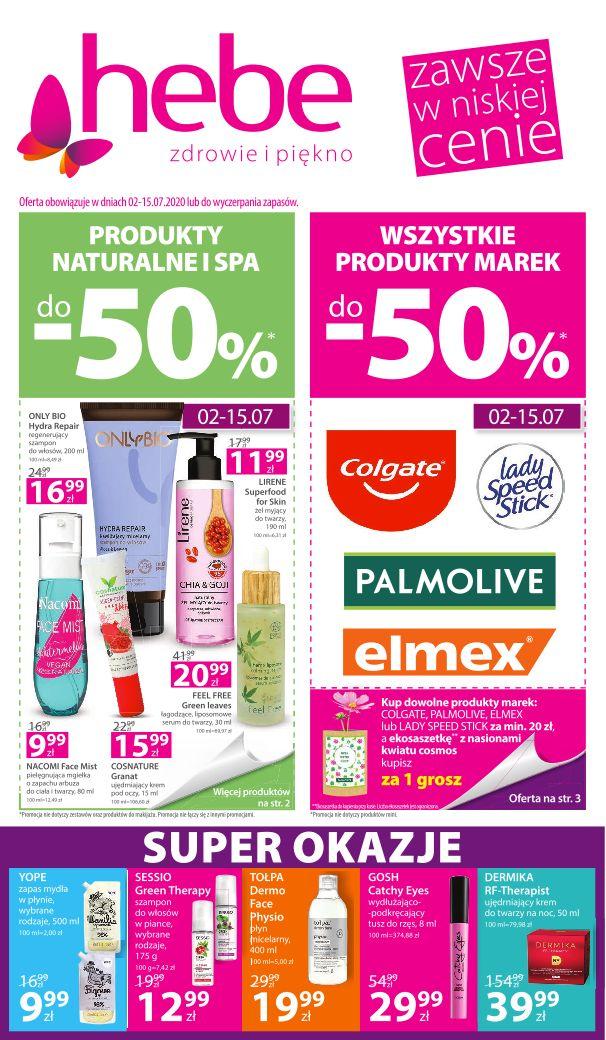 Gazetka promocyjna Hebe str. 1