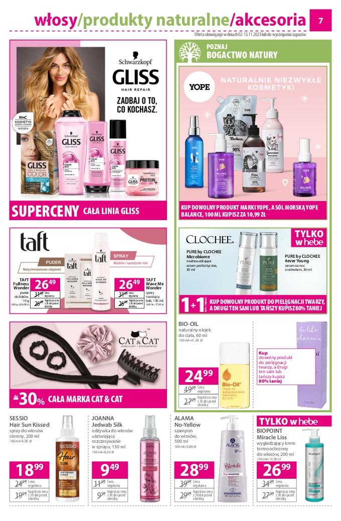Gazetka promocyjna Hebe str. 7