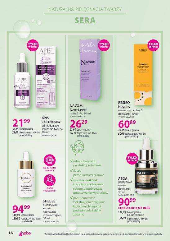 Gazetka promocyjna Hebe str. 16