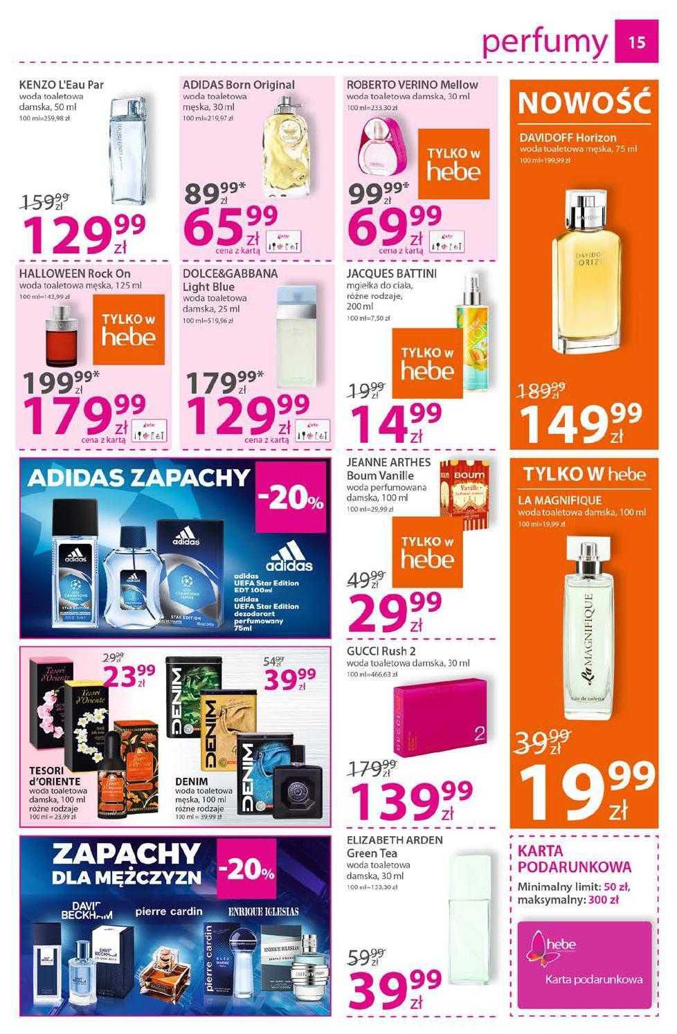 Gazetka promocyjna Hebe str. 15