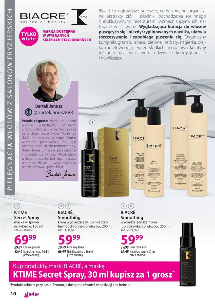 Gazetka promocyjna Hebe str. 10