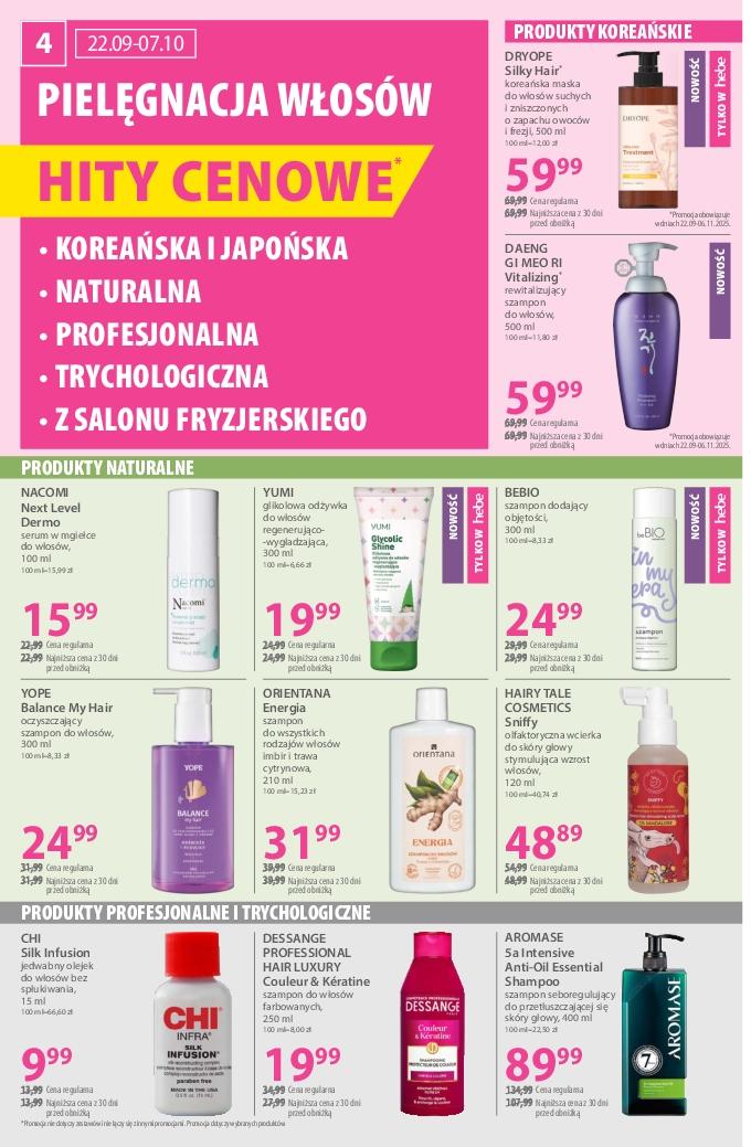 Gazetka promocyjna Hebe str. 4
