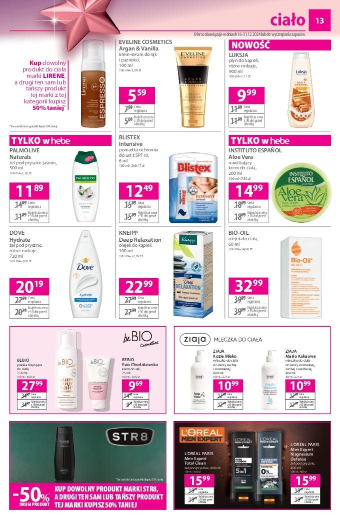 Gazetka promocyjna Hebe str. 13