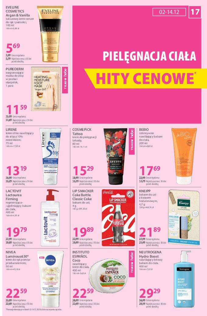 Gazetka promocyjna Hebe str. 17