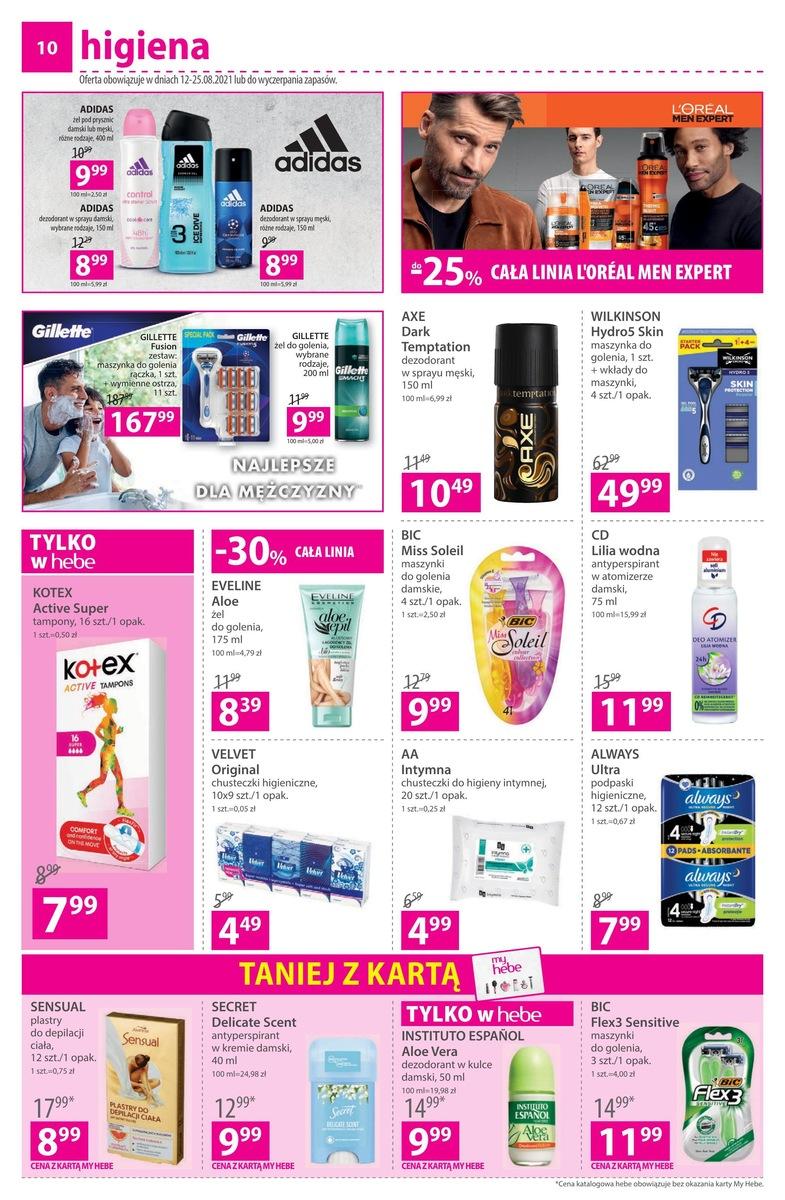 Gazetka promocyjna Hebe str. 10