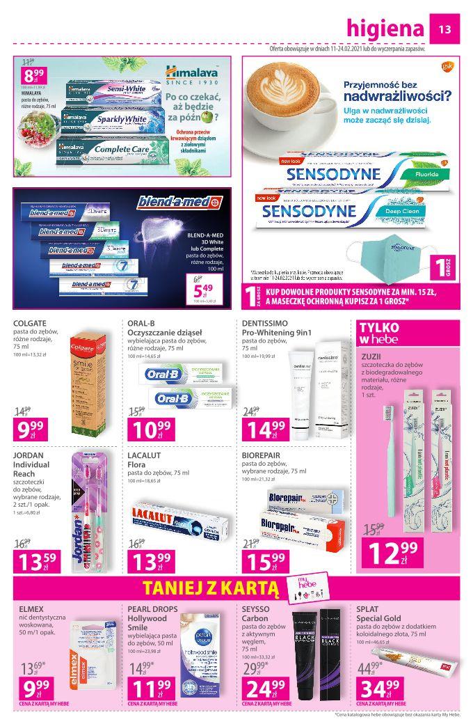 Gazetka promocyjna Hebe str. 13