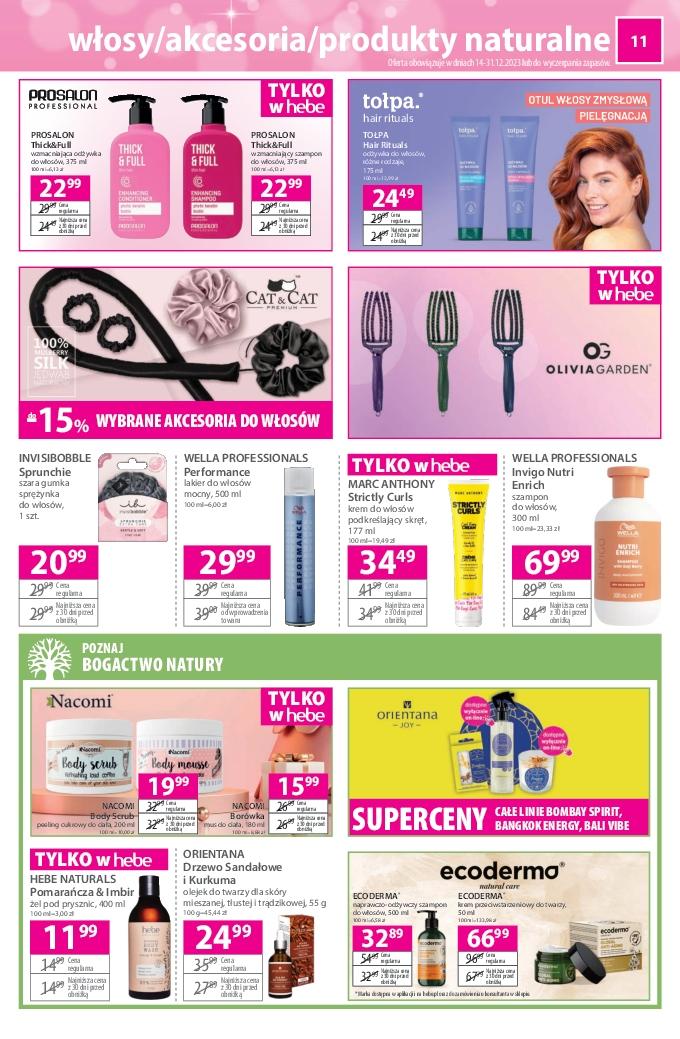 Gazetka promocyjna Hebe str. 11