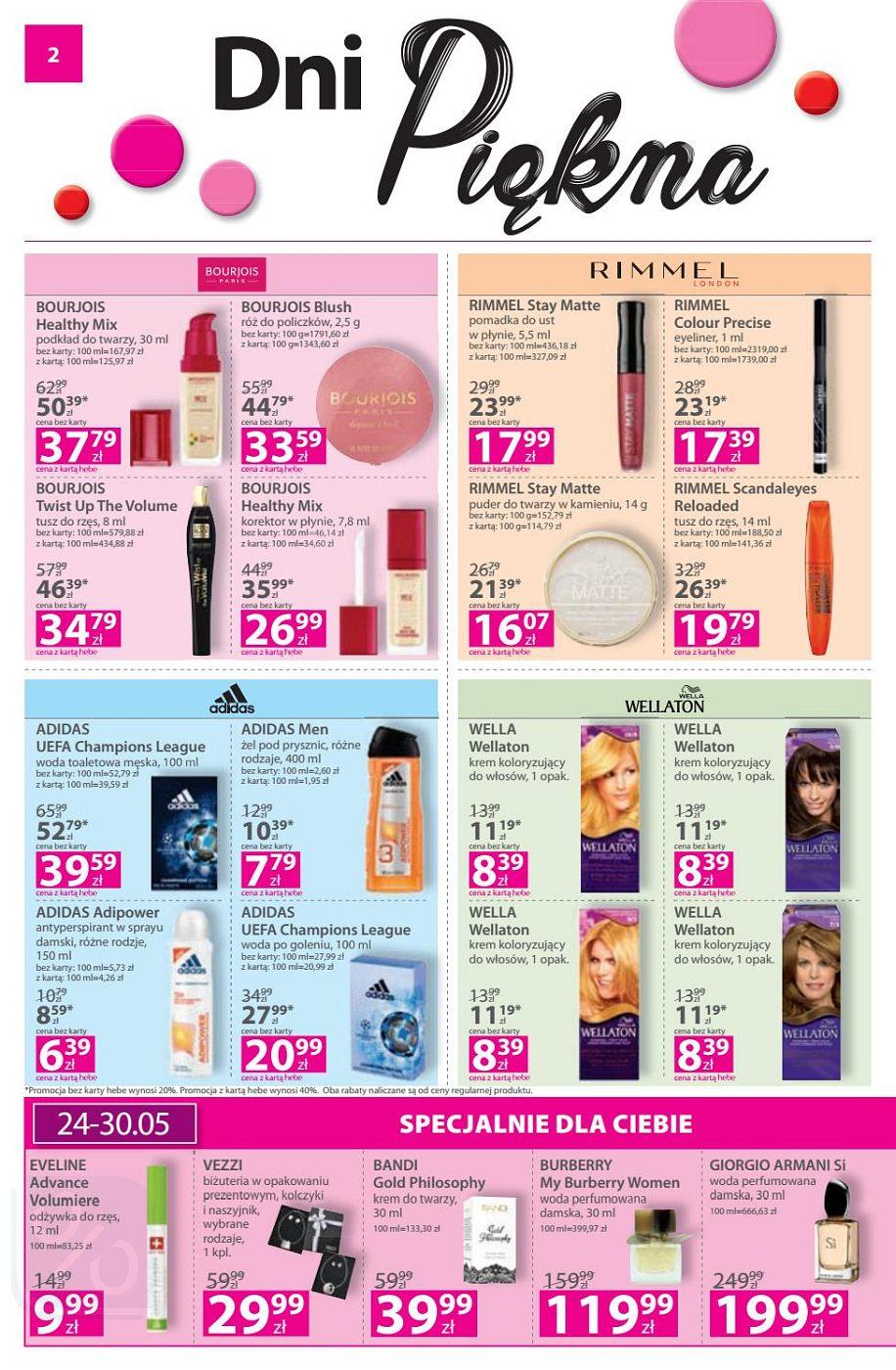 Gazetka promocyjna Hebe str. 2