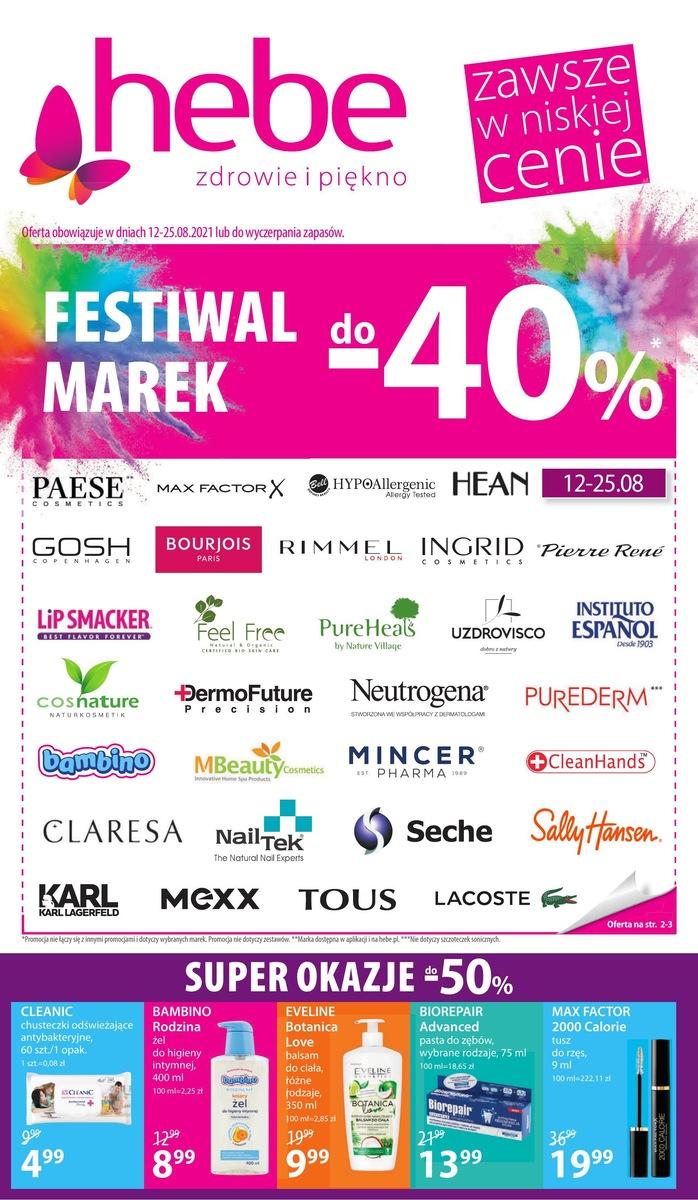 Gazetka promocyjna Hebe str. 1