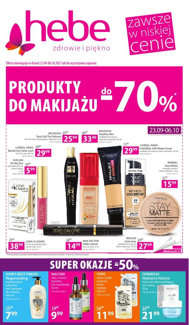 Gazetka promocyjna Hebe str. 1