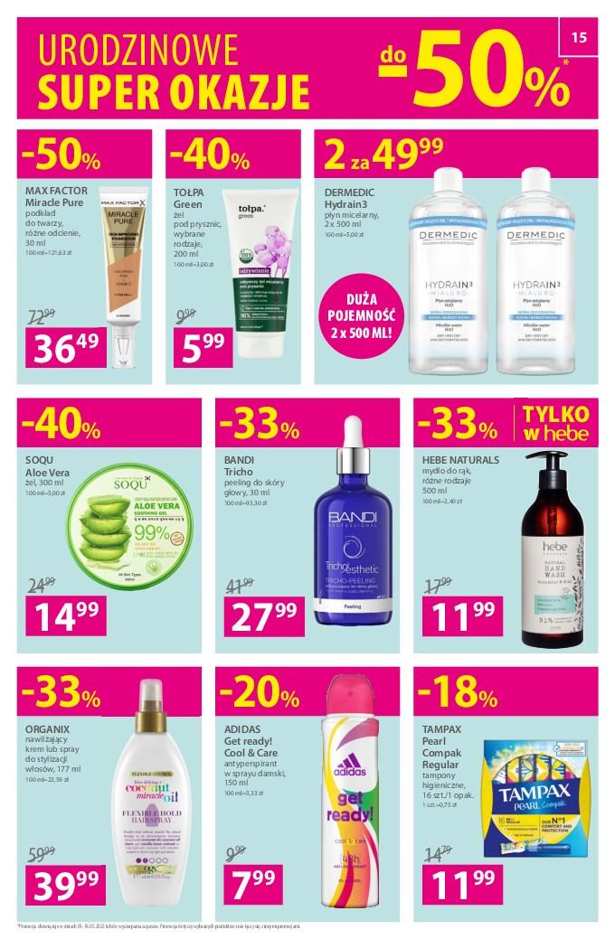 Gazetka promocyjna Hebe str. 15