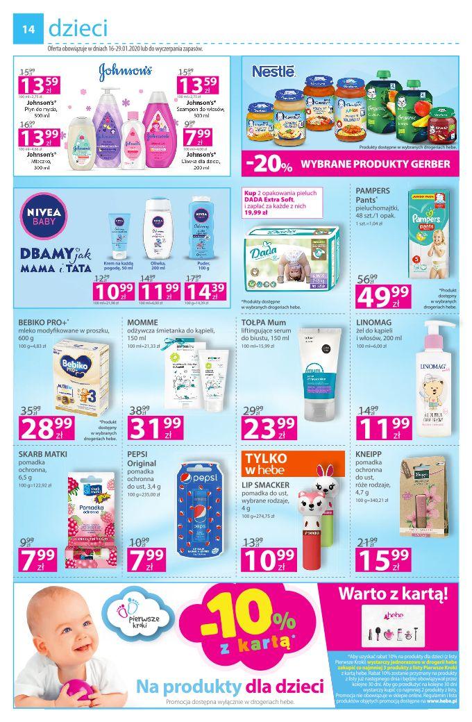 Gazetka promocyjna Hebe str. 14