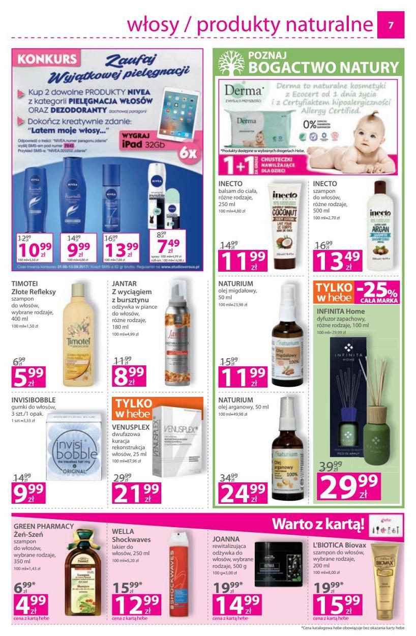 Gazetka promocyjna Hebe str. 7