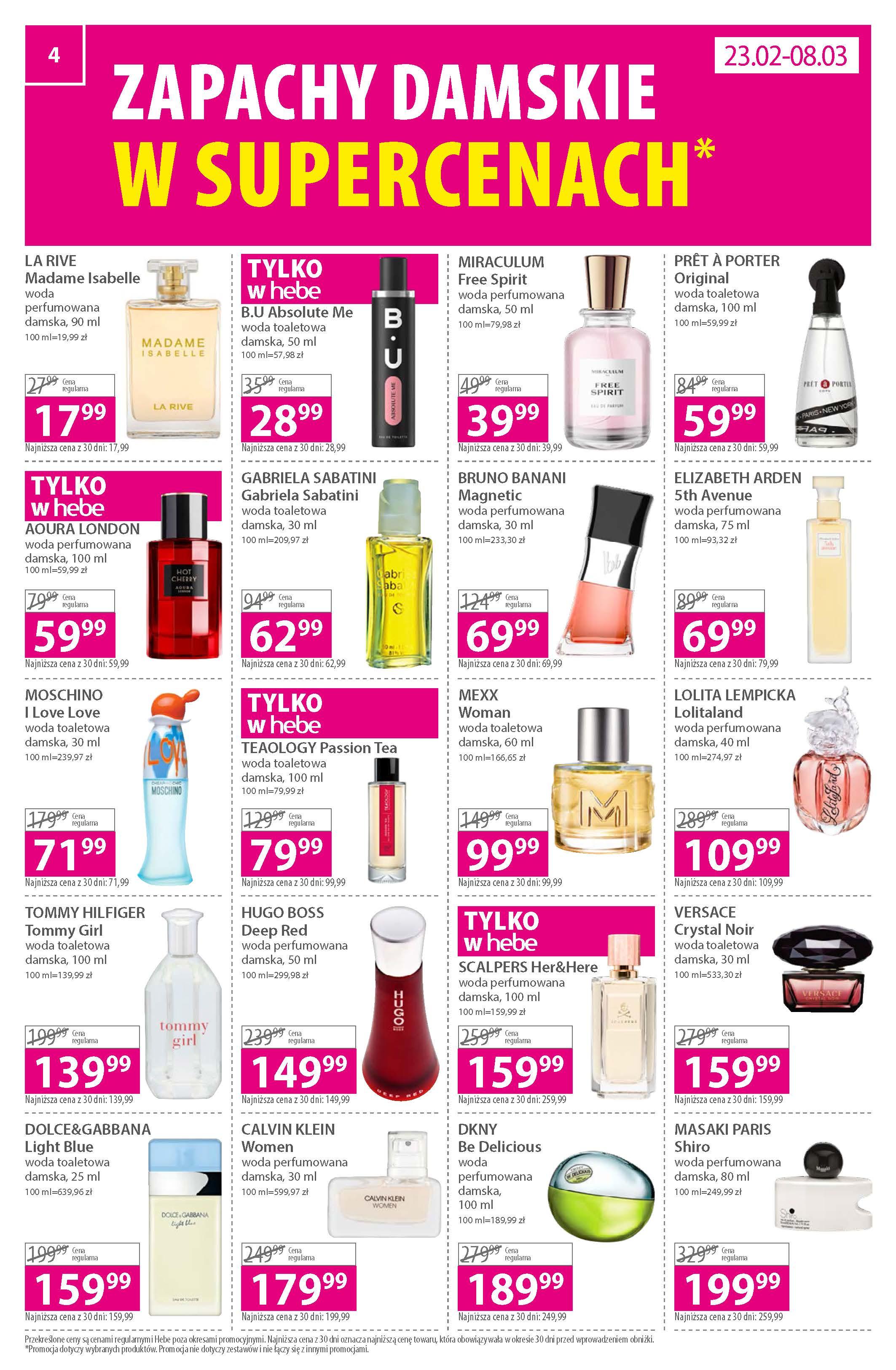 Gazetka promocyjna Hebe str. 4