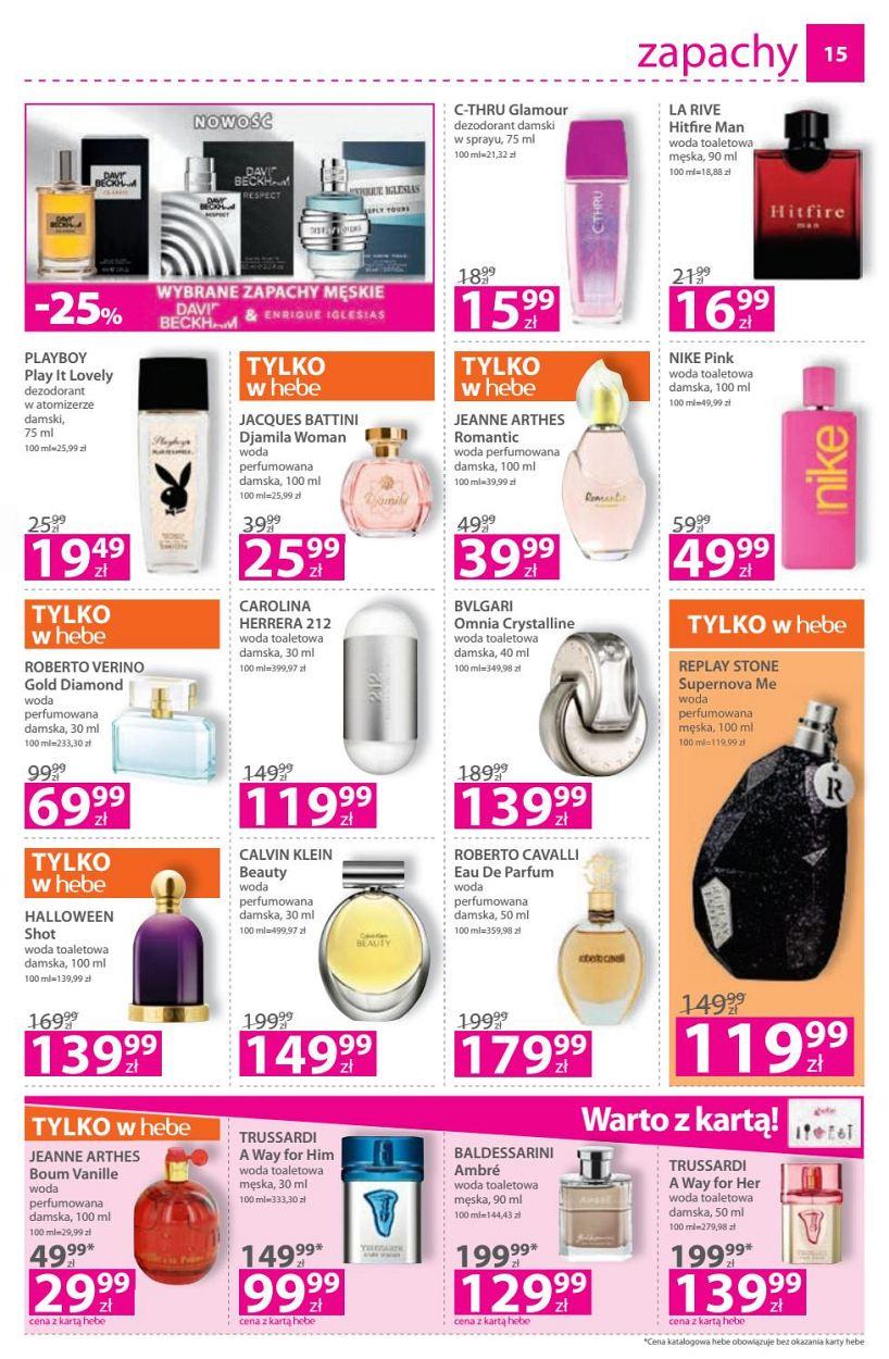 Gazetka promocyjna Hebe str. 15