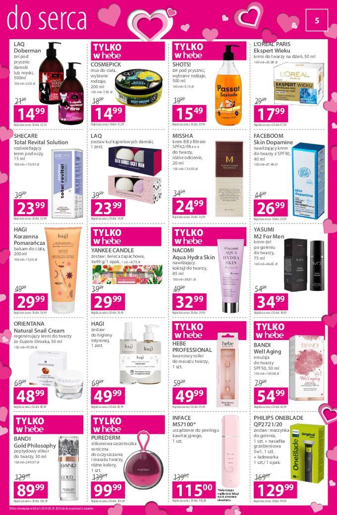 Gazetka promocyjna Hebe str. 5