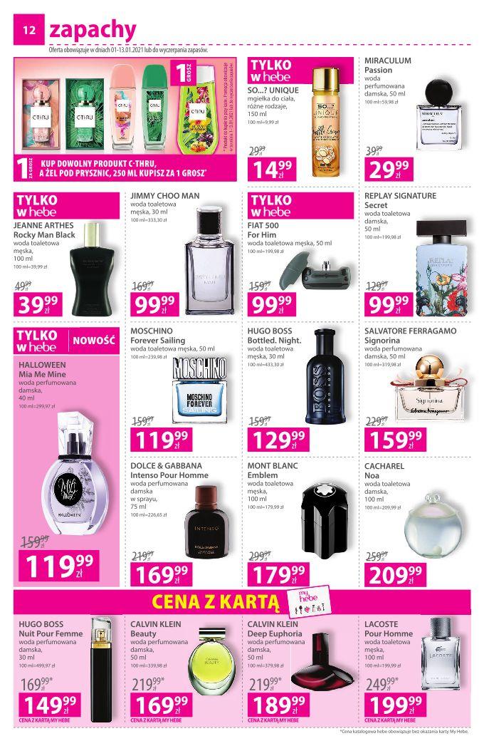Gazetka promocyjna Hebe str. 12