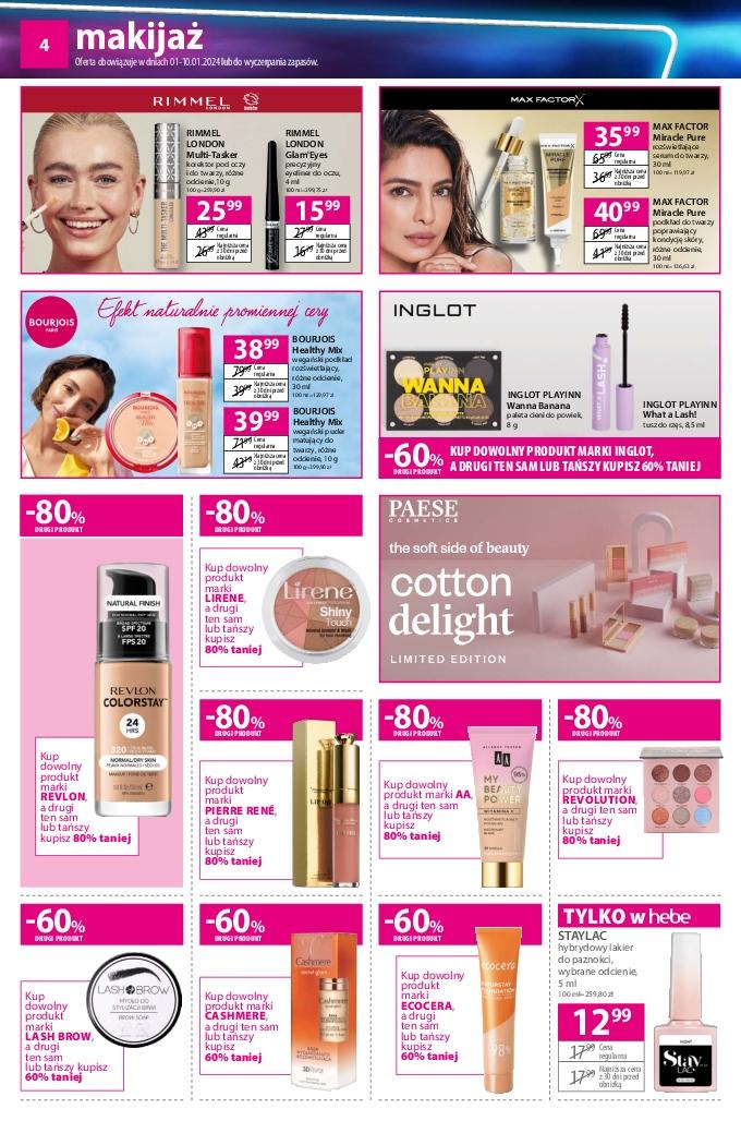 Gazetka promocyjna Hebe str. 4