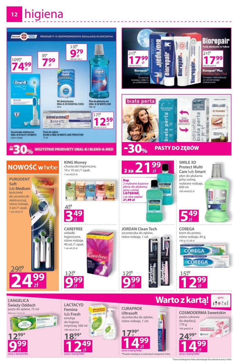 Gazetka promocyjna Hebe str. 12