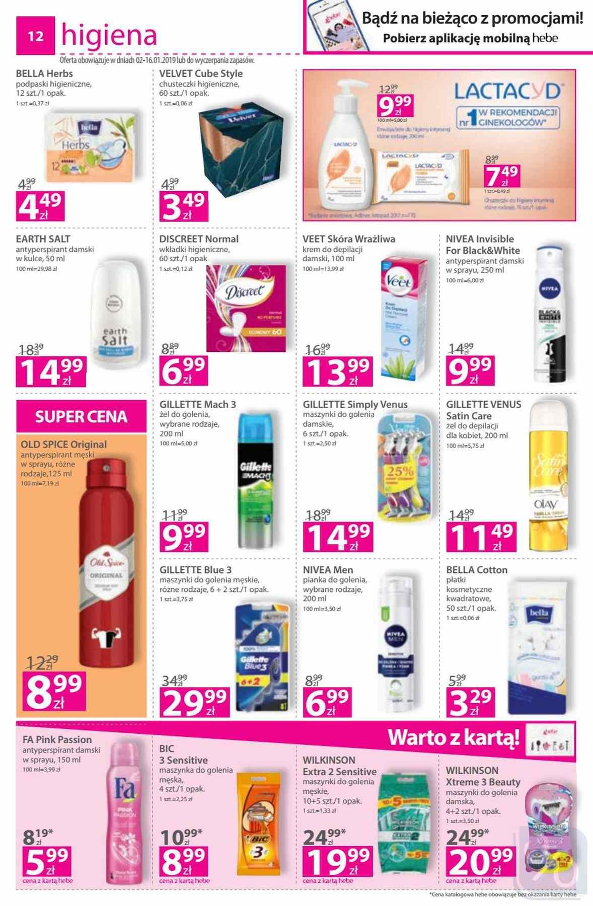 Gazetka promocyjna Hebe str. 12