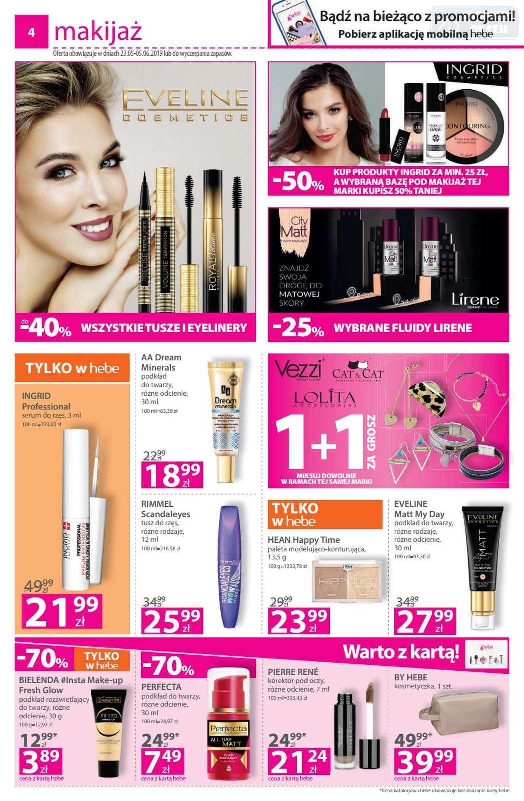 Gazetka promocyjna Hebe str. 4