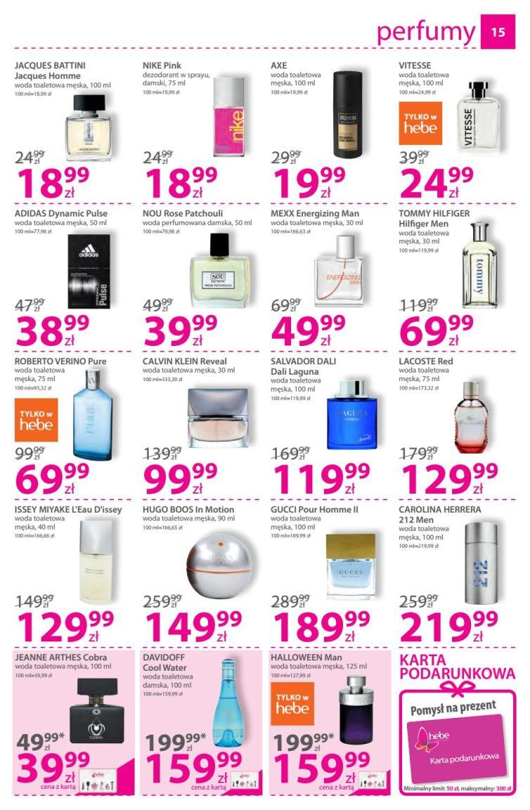 Gazetka promocyjna Hebe str. 15