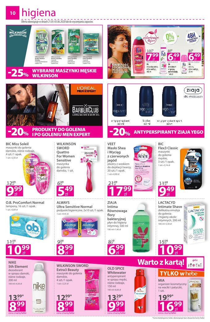 Gazetka promocyjna Hebe str. 10