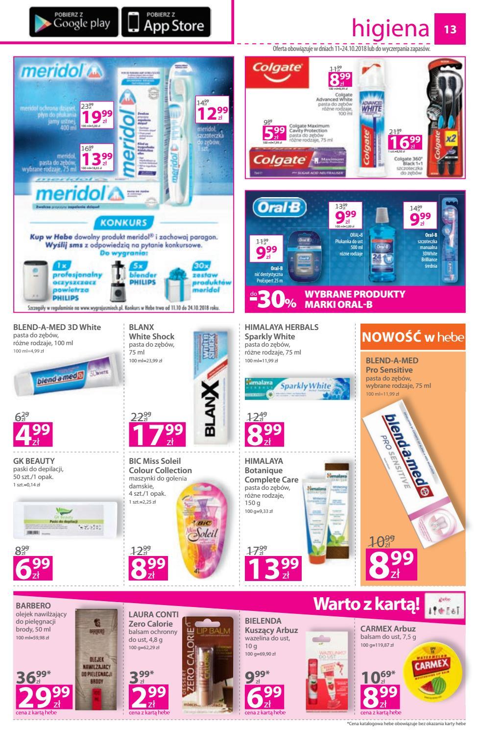 Gazetka promocyjna Hebe str. 13