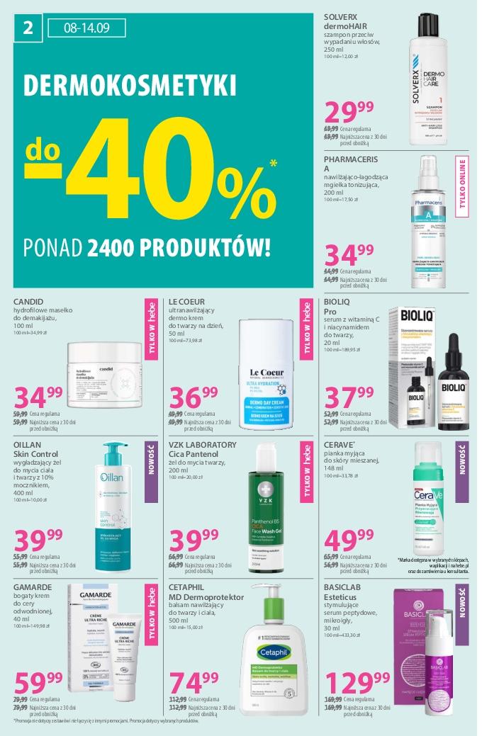 Gazetka promocyjna Hebe str. 2