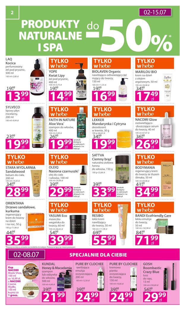 Gazetka promocyjna Hebe str. 2