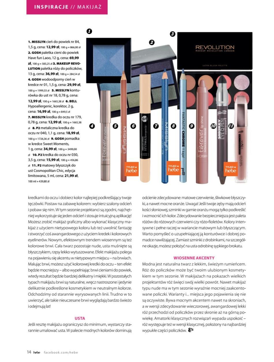Gazetka promocyjna Hebe str. 14
