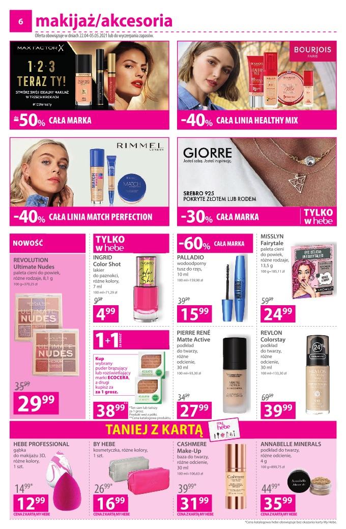 Gazetka promocyjna Hebe str. 6