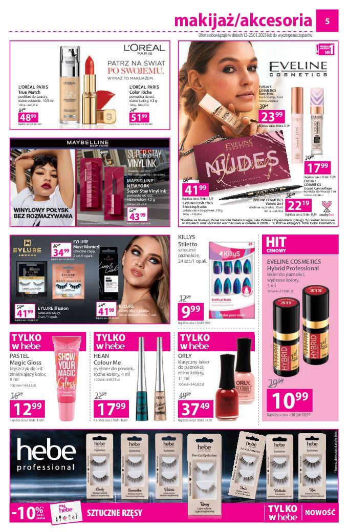 Gazetka promocyjna Hebe str. 5
