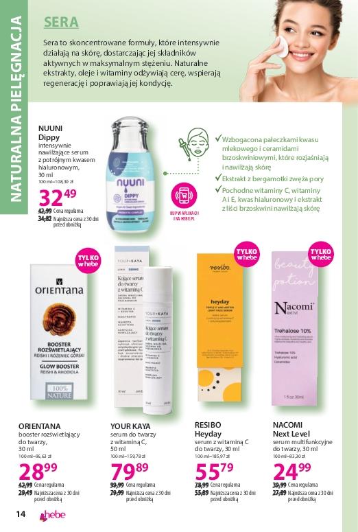 Gazetka promocyjna Hebe str. 14
