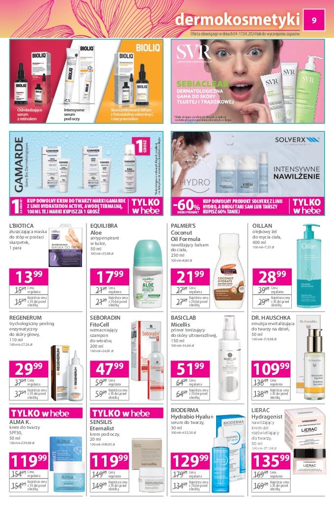 Gazetka promocyjna Hebe str. 9