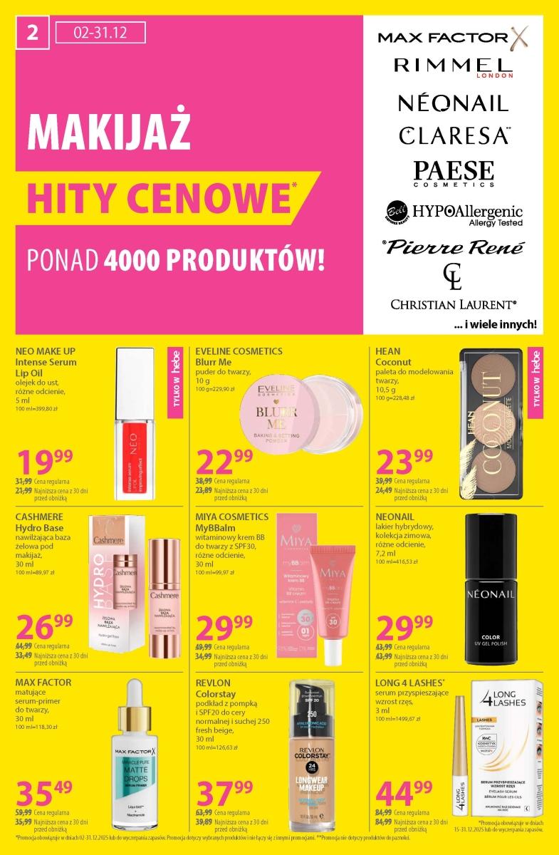 Gazetka promocyjna Hebe str. 2