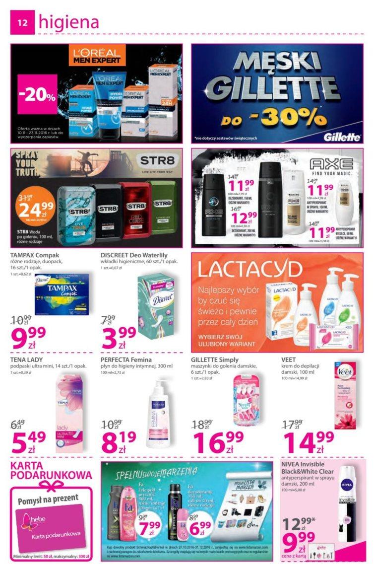 Gazetka promocyjna Hebe str. 12