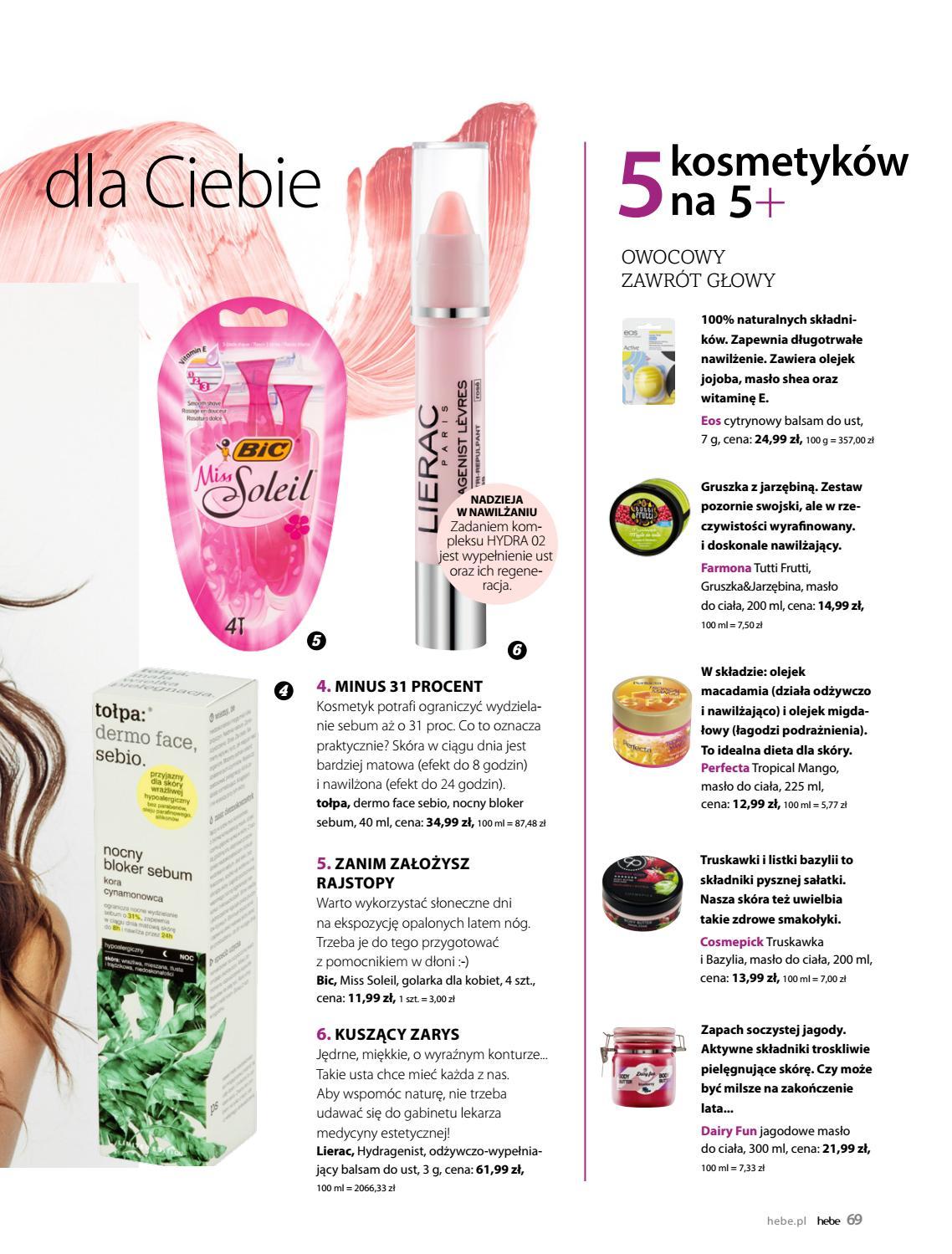Gazetka promocyjna Hebe str. 69