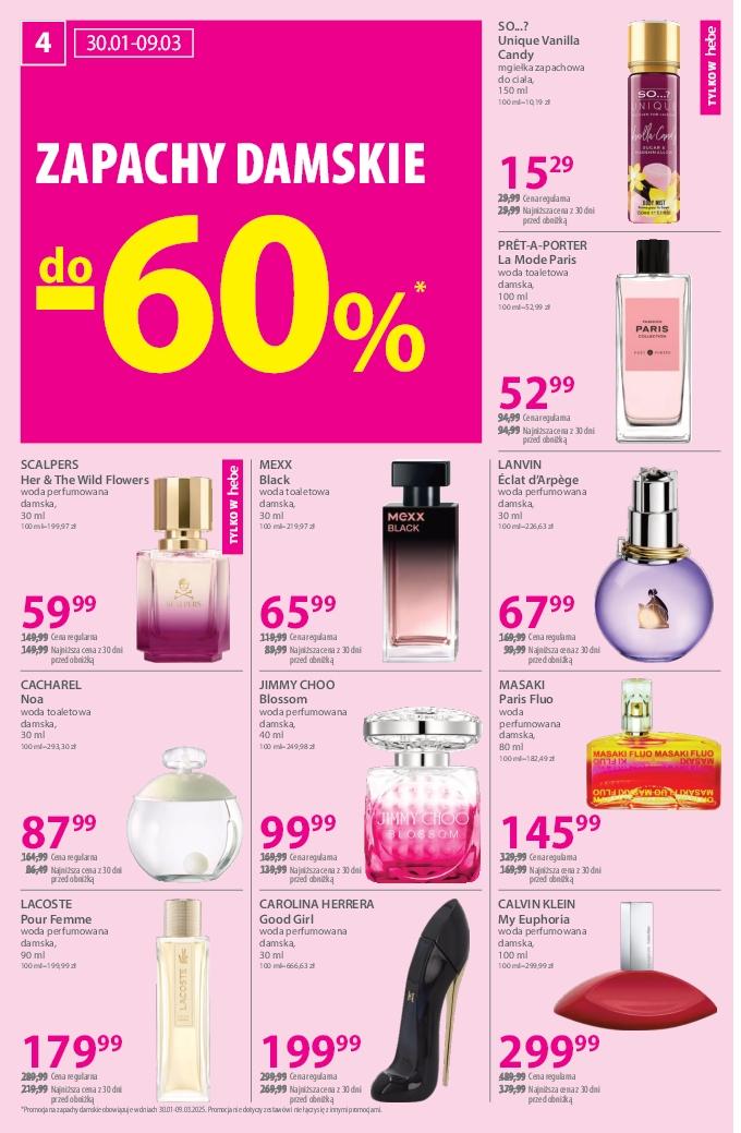 Gazetka promocyjna Hebe str. 4