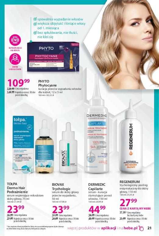 Gazetka promocyjna Hebe str. 21