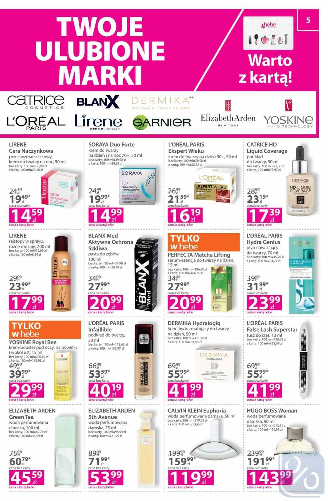 Gazetka promocyjna Hebe str. 5
